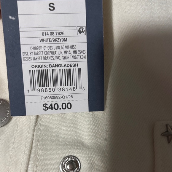 Universal Thread White Jean Jacket - Picture 2 of 4